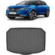 Leaf Shop Nissan Qashqai Alt 2022 Sonrası ile Uyumlu 3D Bagaj Havuzu