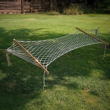 Leaf Shop Tek Kişilik Örgülü Polyester Hamak | 95×165 CM, 150 KG Kapasiteli, Bahçe/balkon/kamp Için Ideal Çözüm