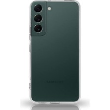 Leaf Shop Iletişim Samsung Galaxy S22 Tıpalı Kamera Korumalı Şeffaf Premier Kılıf