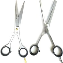 Leaf Shop 6" Makas 6inc Ara Makası Set Kuaför Berber Makası