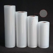 Leaf Shop 5 Metre Tırtıklı Rulo Vakum Poşeti Torbası (Seçenekli) (20CM)