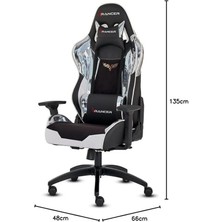 Misda Store Premıo Serisi Profesyonel Oyuncu Koltuğu, Ergonomik Tasarım, 180 Derece Ayarlanabilir Sırt Açısı, Kaliteli Sünger, 130KG Taşıma Kapasiteli Oyuncu Sandalyesi (Fade)