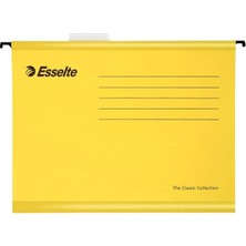 Leaf Shop Klasik Askılı Dosya, A4, Sarı, 25'li Paket, Sekmeler Dahil, 90314