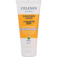 Leaf Shop Herbal Güneş Kremi, Kuru ve Hassas Ciltler, 50 Spf, 50ML