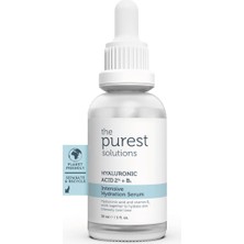 Leaf Shop Purest Solutions, Yoğun Nemlendirme ve Dolgunlaştırıcı Etkili, Yenileyici Cilt Bakım Serumu 30 ml (Hyaluronic Acid%2 + B5)