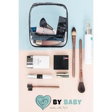 Leaf Shop Tatil, Plaj, Kozmetik, Makyaj Bakım Çantası Seti, Şeffaf Su Geçirmez, 3 Adet Organizatör Çanta (1 x 3 Adet)