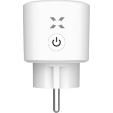 Leaf Shop Smart Akım Korumalı Mobil Uygulama ile Uzaktan Kontrol Edilebilen Enerji Ölçümlü Zaman Ayarlı Akıllı Wi-Fi/bluetooth Priz 1 Adet (16 A) X7010