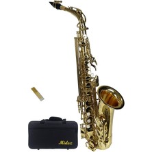 Leaf Shop SF-8000 Gold Profesyonel Alto Saksafon Çanta ve Aksesuar Dahil (Mib)