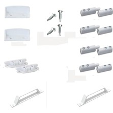 Leaf Shop Montaj Seti (2 Adet Tutamak, 2 Adet Çıt Çıt, 4 Adet Menteşe, 2 Adet Kol) 10 Parça