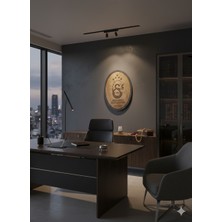 Hakiki Deri Isme Özel Gs Duvar Tablosu – Mdf Tabanlı