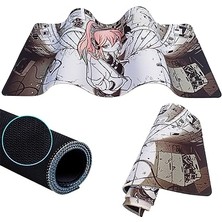 Misda Store Gamer Mouse Pad 90X40 Mouse Pad Xxl Büyük Oyuncu Anime Mousepad (Anime Kız, 90X40 cm 3mm Kalınlık)