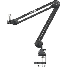 Misda Store Merz N-PRO33 Yüksek Kaliteli Stüdyo Tipi Masa Mikrofon Standı Sehpası (33X33 Cm)