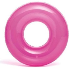 Misda Store 59260 Şeffaf Renkli Simit 76 Cm, Su Sporları, Plaj Malzemesi, Şişme Ürün, Yüzme Aksesuarı, Kamp, Dalış, Güvenlik