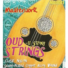 Misda Store Oud Strings MOUD11 Clear Nylon Silver Plated Copper Alloy Wound 11 String
