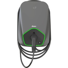 Misda Store Chargepack® Personal 22KW Kablolu(5m Type2) Elektrikli Araç Şarj Ünitesi, Gri