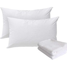 Misda Store 2'li Yastık Koruyucu Sıvı Geçirmez Fermuarlı Alez 50 x 70 cm