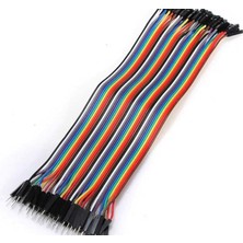 Misda Store 40 Adet Erkek-Dişi Jumper Kablo 10 cm