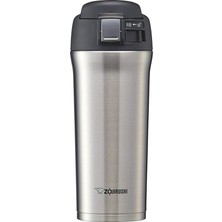 Misda Store SM-YAF48 Termos Bardak Matara, 0.48L, Gümüş Renk