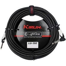 Misda Store LGI-202BK 1/4'' Mono Düz Uç - Dik Açılı 3 Metre Kablo
