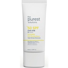 Misda Store Purest Solutions, Yüksek Koruma ve Nemlendirici Etkili Güneş Koruyucu Krem Spf 50, 50 ml