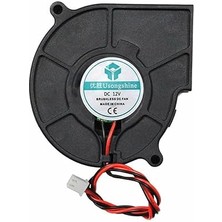 Misda Store 5015 12V Dc Salyangoz Fan 2 Pin 3D Yazıcı Soğutma Fanı Santirfüj Havalandırma Klima Türbin Kuluçka