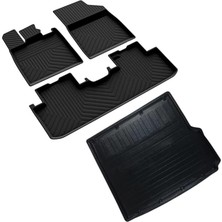 Misda Store Seal U ile Uyumlu Ferrous 4d Havuzlu Kauçuk Paspas ve Üst Kademe Için 3D Bagaj Havuzu 2024 ve Üstü