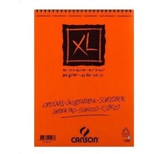 Misda Store Croquis Xl Albüm 90GR Üsten Spiralli A4 50YP Resim ve Çizim Blokları