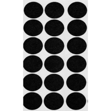 Misda Store Keçesi Zemin Koruyucusu, Yapışkanlı Zemin Koruyucu 2 Adet 35MM (36 Lı) Masa Sandalye Mobilya Koltuk Ayakları Için Siyah Renk