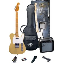 Misda Store Se2-Sk-Bsb Elektro Gitar Seti (Butter Scotch Blonde)
