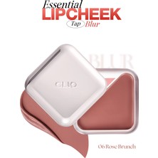 Clio Dudak ve Yanak Renklendirici, Pürüzsüz Mat Balm Clıo Essential Lipcheek Tap Blur (06 Rose Brunch)