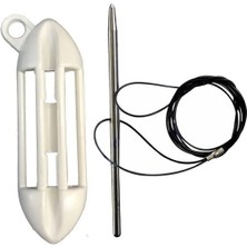 Misda Store Plastik Balık Dizgisi Seti, Beyaz