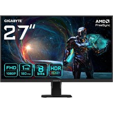 Misda Store GS27FA 27" IPS Panel Oyuncu Monitörü, Full Hd (1920X1080), 180Hz, 1ms, Mat Ekran, Hdr Ready, HDMI 2.0 & Displayport