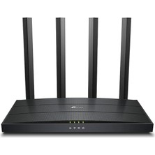 Misda Store Archer AX12, AX1500 Wi-Fi 6 Gigabit Portlu Kablosuz Router, Fiber Destekli, 4 Gigabit Lan Portları, Wpa3, Oyun Için Ideal Xbox/ps4/steam ve 4K