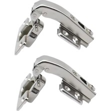 Misda Store Dolap Kapak Tas Menteşe 90° Derece Açılı Frensiz Kör Dolap Köşe Menteşesi 2 Adet