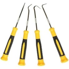 Misda Store W 2690, Deliçi Biz Iğnesi ve Kanca Seti, 4 Parça, Siyah, Turuncu, Gri