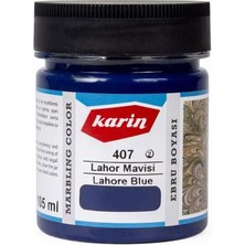 Misda Store Ebru Boyası 105ML - Lahor Mavisi 407
