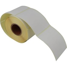 Misda Store Termal Etiket 80MM x 100MM Ruloda 500 Adet 40MM Kuka Çapında Direk Termal Transfer Etiketi