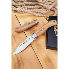 Misda Store Mutfak Bıçak Seti Çakı Et Ekmek Sebze Meyve Bıçak El Yapımı. (20 Cm)