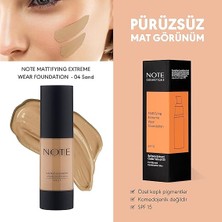 Misda Store Mattifying Extreme Wear 04 Sand Mat Bitişli Spf 15 Kapatıcı Fondöten