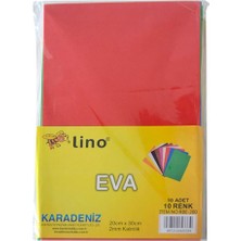 Misda Store Eva 20X30 Cm.10 Renk 2mm. 10'lu Paket