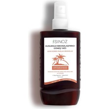 Misda Store Kusursuz Bronzlaştırıcı Güneş Yağı Spreyi 200 ml Hindistan Cevizi Kakao Havuç Yağı Içeren