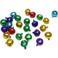 Misda Store Çıngırak Zil Karışık Renkli 1 cm (50 Adet)