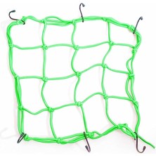 Misda Store - Bisiklet - Atv - Scooter Kask Filesi – 6 Kanca | Yeşil | 1 Metre Esneyebilir Eşya Taşıma Filesi