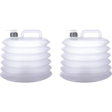 Misda Store Lt Katlanabilir Musluklu Su Bidonu, Akordiyon Damacana Çeşmeli Su Torbası Plastik Piknik Kamp