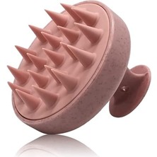 Misda Store Tarağı Yumuşak Silikon Saç Yıkama & Saç Derisi Masaj Tarağı (Pembe)