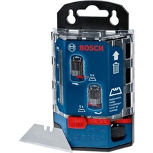 Misda Store Professional Dispenser Içinde 50 Yedek Bıçak (Bosch Professional Trapez Bıçak Uçları ile Uyumlu)