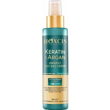Misda Store Keratin & Argan Onarıcı Sıvı Saç Kremi – Hidrolize Keratin, Argan Yağı ve Biocomplex B11 Içeren Durulanmayan Saç Bakım Spreyi – 150 ml – Yıpranmış Saçlar Için