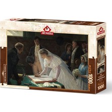 Misda Store Puzzle Evlilik Imzası 1000 Parça Puzzle