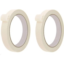 Misda Store 2 Adet Maskeleme Bandı Boya Bandı 18MM x 25M Kağıt Bant