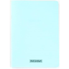 Misda Store Seren Pastel A5 Pp Kapaklı Defter, 60 Yaprak, Çizgili, Mavi